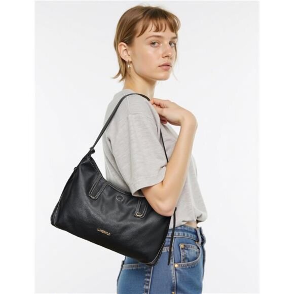 Women Tote Purses Shoulder Handbags Black - Picture 1 of 6